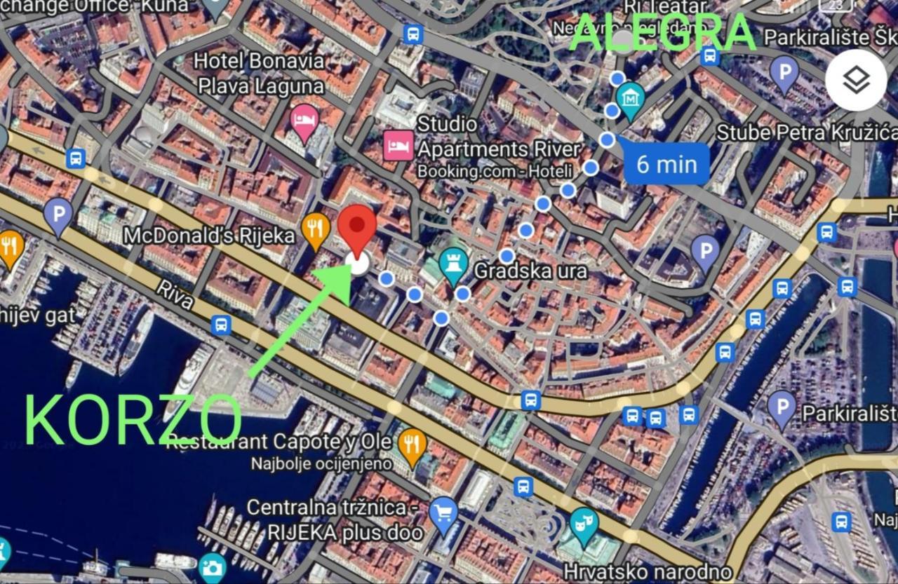 Alegra Apartments Center Рієка Екстер'єр фото